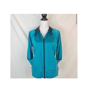 Vintage Adidas Teal Zip Rare Track Jacket